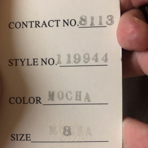 Montage mocha evening gown - Picture 4 of 8